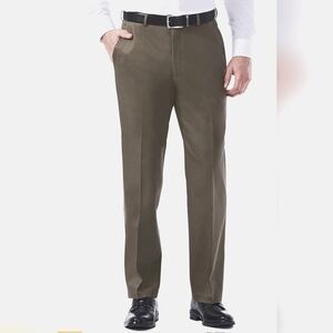 Haggar Black Label Khakis Mens Pants 34x30 Toast (drab green) Color